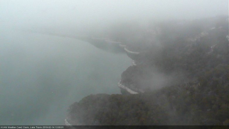 Lake Travis webcam, February 14, 2018 12:05 PM CT