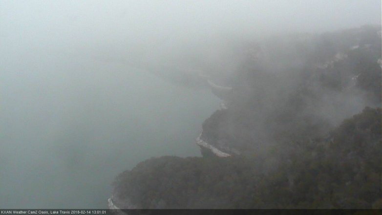 Lake Travis webcam, February 14, 2018 12:20 PM CT