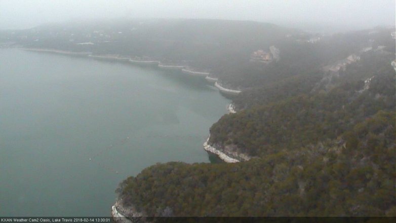Lake Travis webcam, February 14, 2018 12:50 PM CT