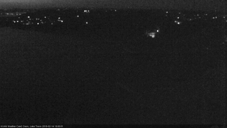 Lake Travis webcam, February 14, 2018 6:10 PM CT