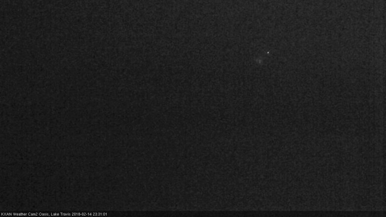 Lake Travis webcam, February 14, 2018 10:35 PM CT