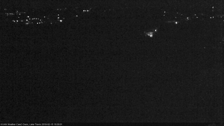 Lake Travis webcam, February 15, 2018 6:35 PM CT