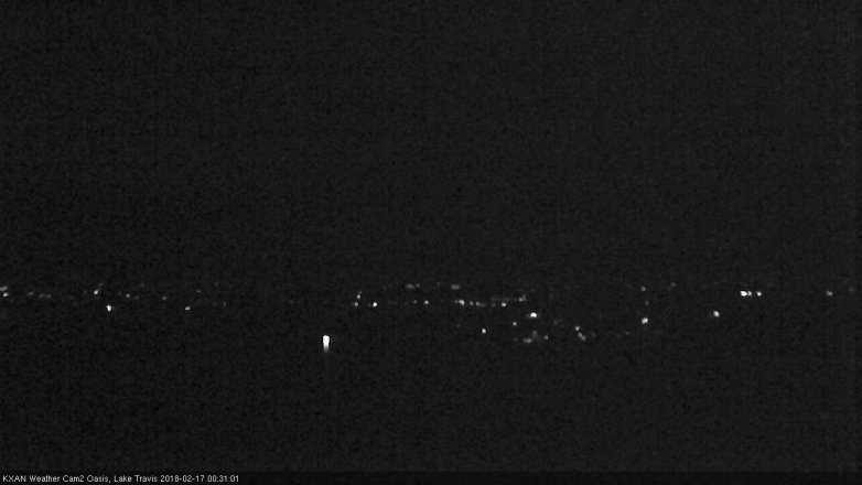 Lake Travis webcam, February 16, 2018 11:55 PM CT