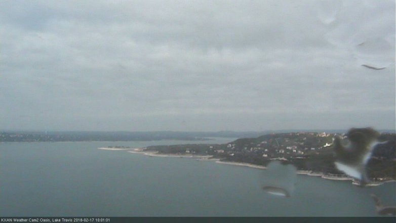 Lake Travis webcam, February 17, 2018 9:20 AM CT