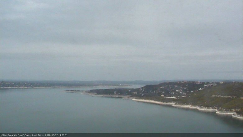 Lake Travis webcam, February 17, 2018 10:55 AM CT