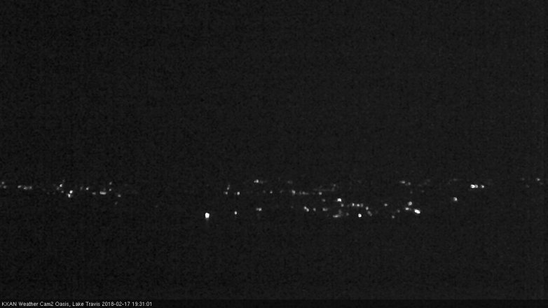 Lake Travis webcam, February 17, 2018 6:35 PM CT