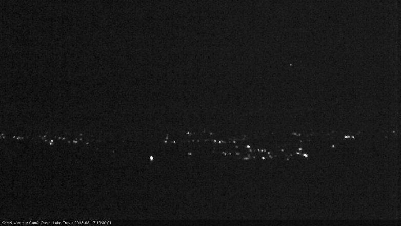 Lake Travis webcam, February 17, 2018 6:45 PM CT