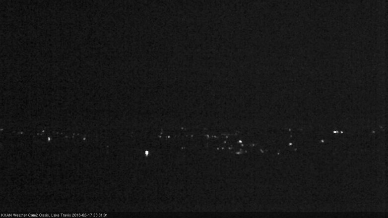Lake Travis webcam, February 17, 2018 10:35 PM CT