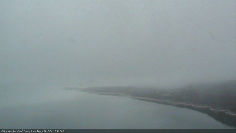 Lake Travis webcam, February 18, 2018 10:10 AM CT