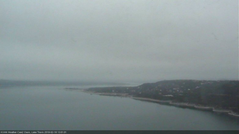Lake Travis webcam, February 18, 2018 12:25 PM CT