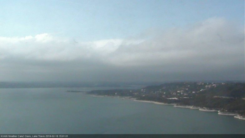 Lake Travis webcam, February 18, 2018 2:05 PM CT