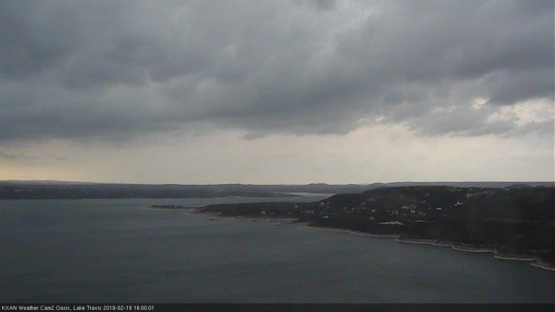 Lake Travis webcam, February 19, 2018 3:15 PM CT