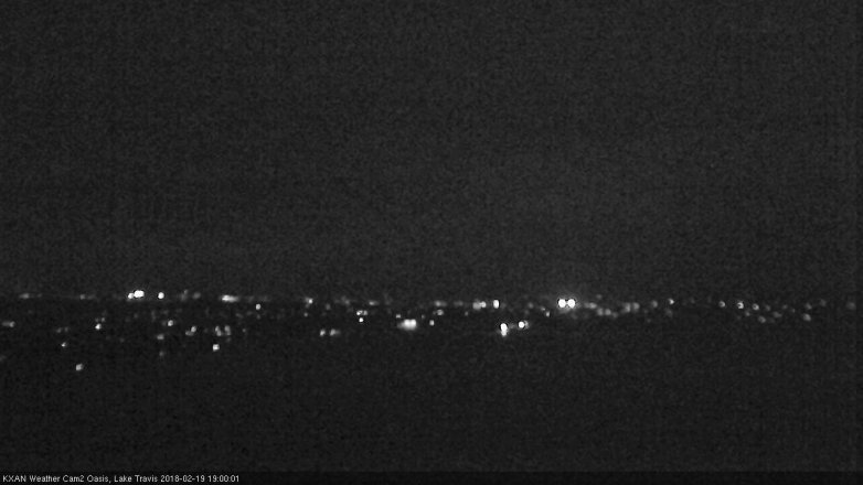 Lake Travis webcam, February 19, 2018 6:05 PM CT