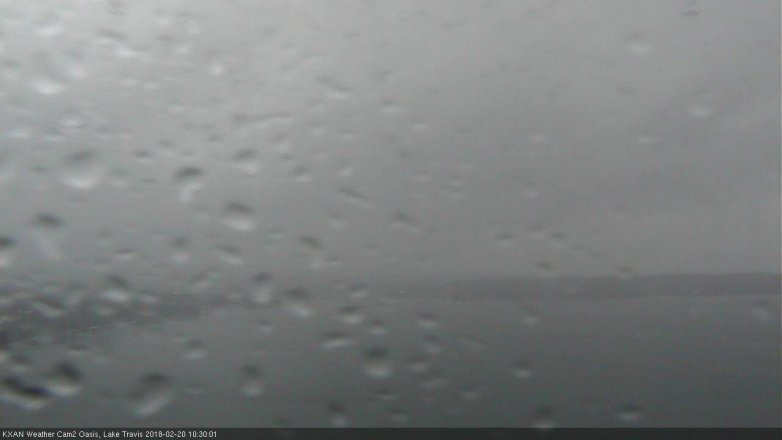 Lake Travis webcam, February 20, 2018 9:35 AM CT