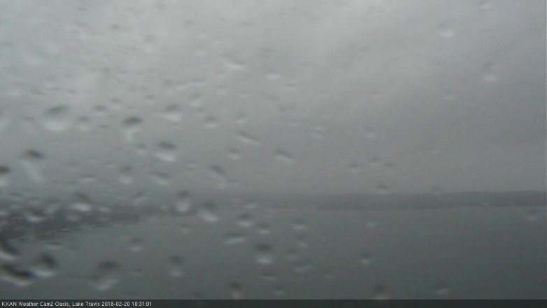 Lake Travis webcam, February 20, 2018 9:45 AM CT