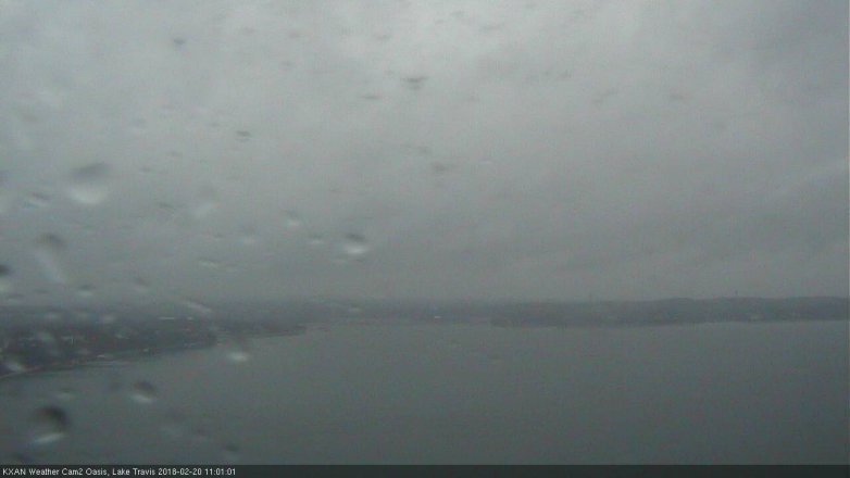 Lake Travis webcam, February 20, 2018 10:20 AM CT