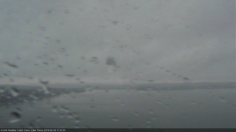 Lake Travis webcam, February 20, 2018 10:45 AM CT