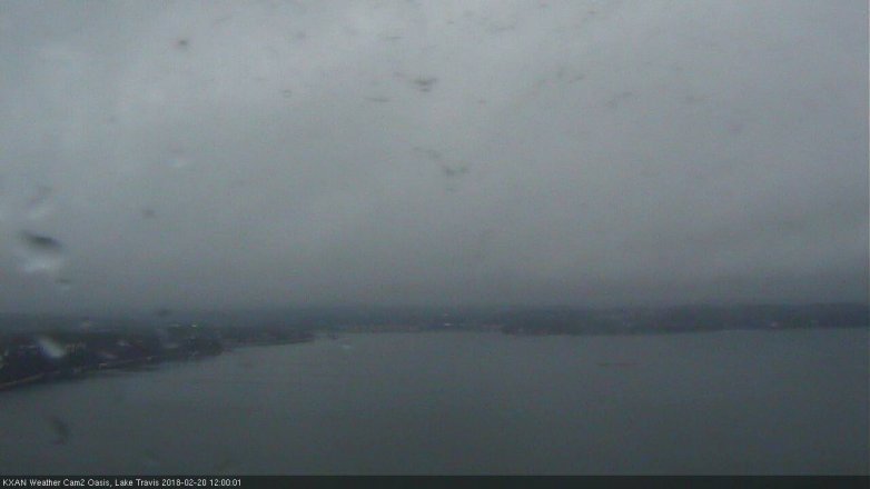 Lake Travis webcam, February 20, 2018 11:10 AM CT