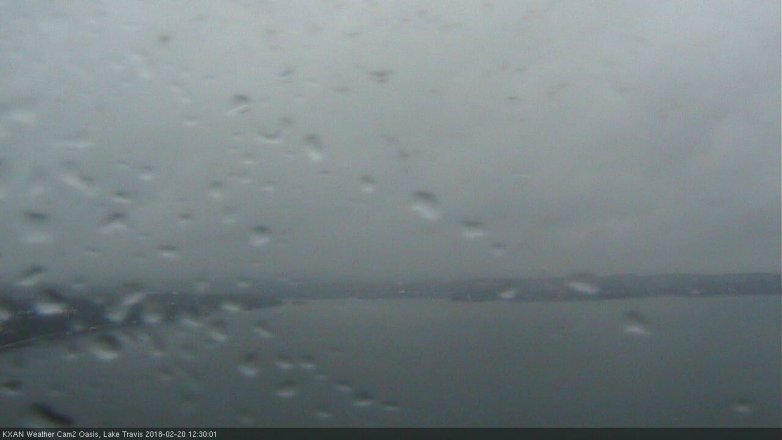 Lake Travis webcam, February 20, 2018 11:40 AM CT
