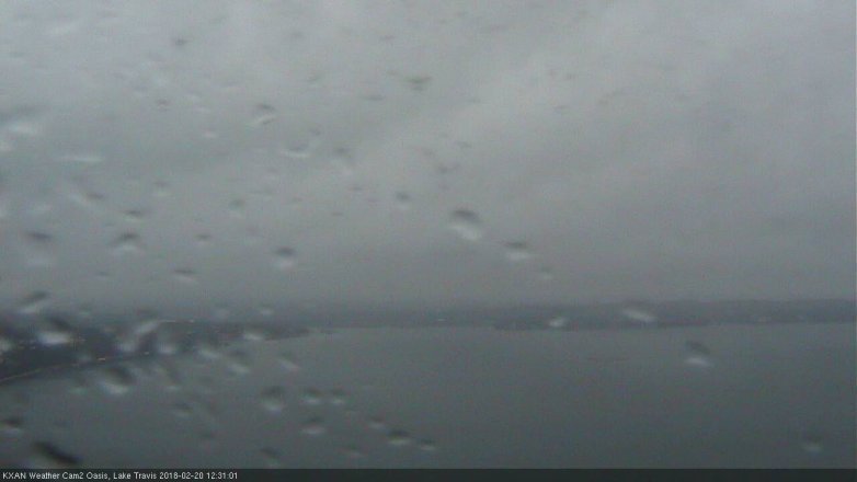 Lake Travis webcam, February 20, 2018 11:50 AM CT