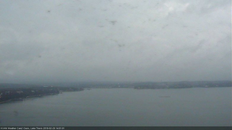 Lake Travis webcam, February 20, 2018 1:30 PM CT