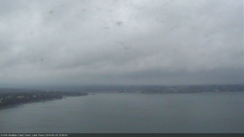 Lake Travis webcam, February 20, 2018 2:15 PM CT