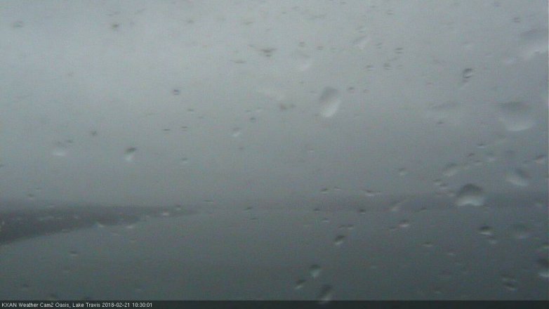 Lake Travis webcam, February 21, 2018 9:35 AM CT