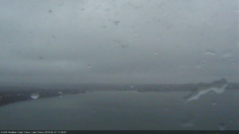 Lake Travis webcam, February 21, 2018 10:50 AM CT