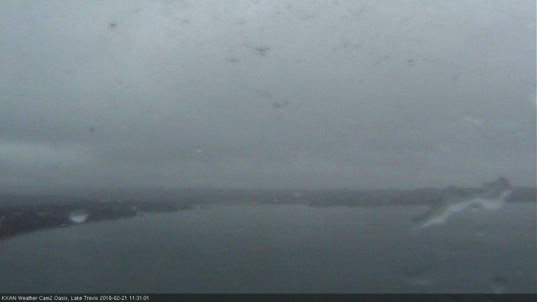 Lake Travis webcam, February 21, 2018 10:55 AM CT