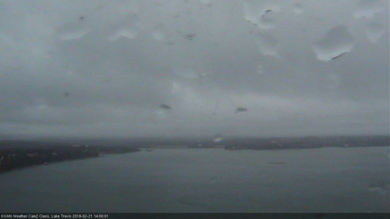 Lake Travis webcam, February 21, 2018 1:20 PM CT