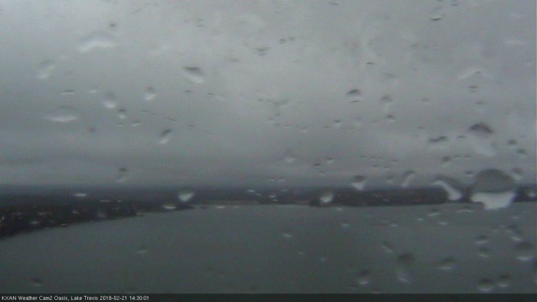 Lake Travis webcam, February 21, 2018 1:40 PM CT