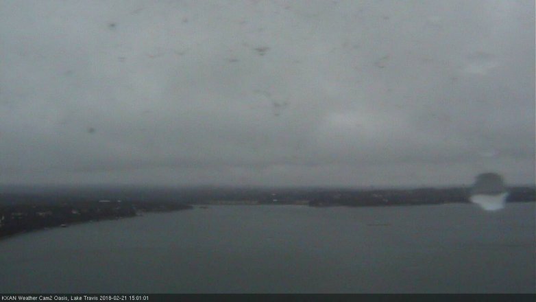 Lake Travis webcam, February 21, 2018 2:10 PM CT