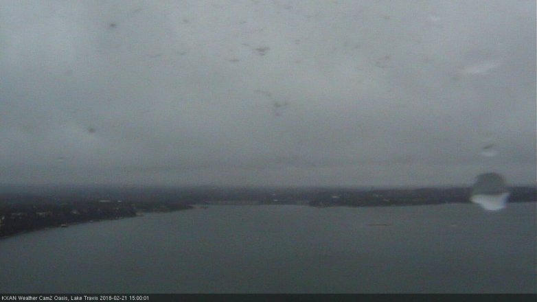 Lake Travis webcam, February 21, 2018 2:30 PM CT