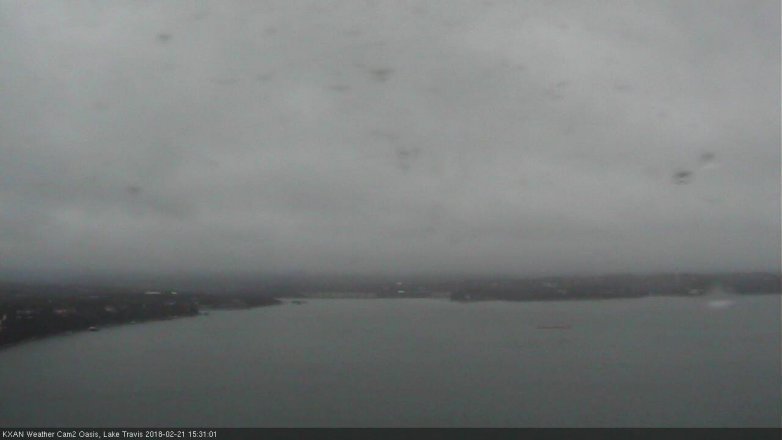 Lake Travis webcam, February 21, 2018 2:50 PM CT