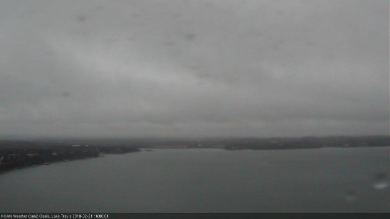 Lake Travis webcam, February 21, 2018 3:10 PM CT