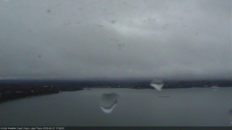 Lake Travis webcam, February 21, 2018 4:25 PM CT