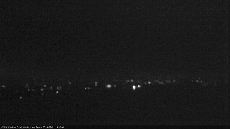 Lake Travis webcam, February 21, 2018 6:35 PM CT