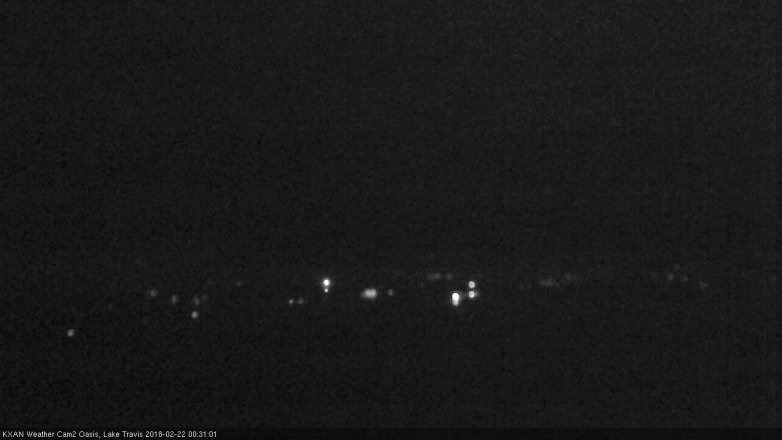 Lake Travis webcam, February 21, 2018 11:55 PM CT