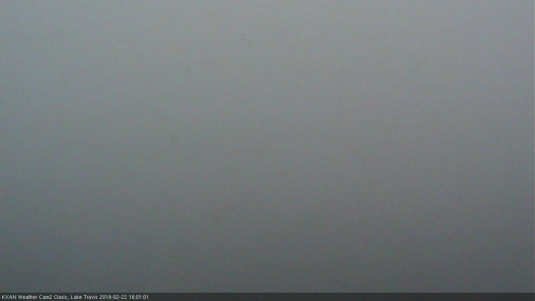 Lake Travis webcam, February 22, 2018 3:05 PM CT