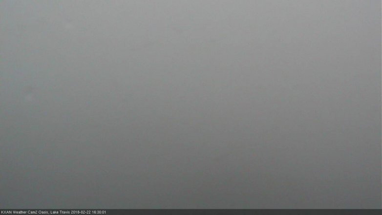 Lake Travis webcam, February 22, 2018 3:55 PM CT