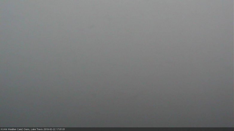 Lake Travis webcam, February 22, 2018 4:30 PM CT