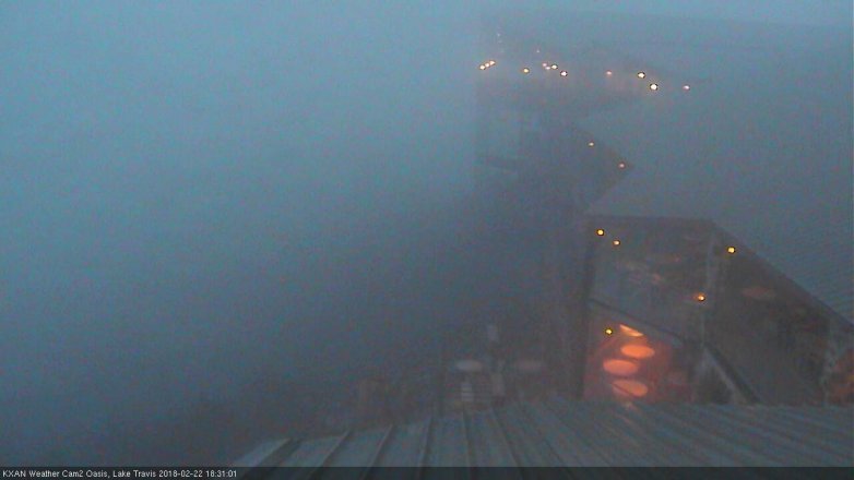 Lake Travis webcam, February 22, 2018 5:45 PM CT