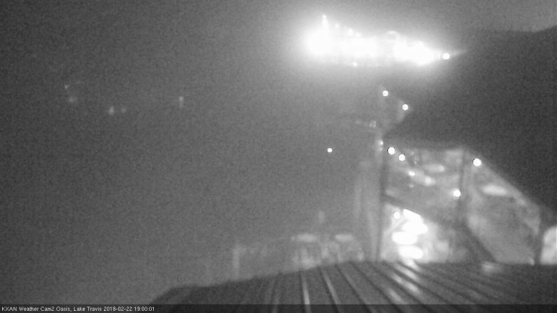 Lake Travis webcam, February 22, 2018 6:30 PM CT