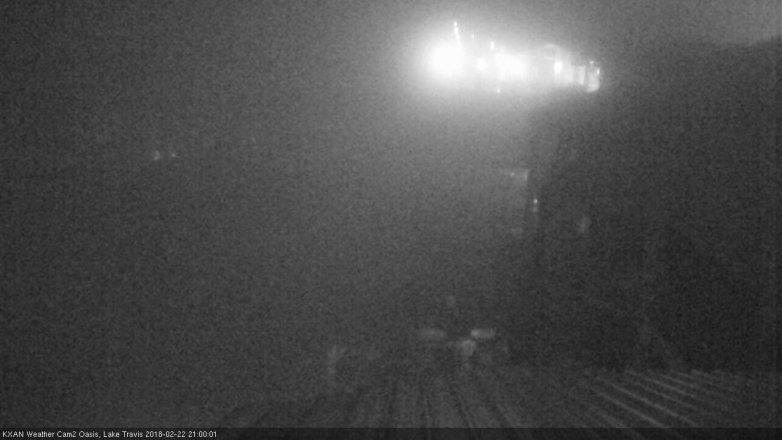 Lake Travis webcam, February 22, 2018 8:10 PM CT