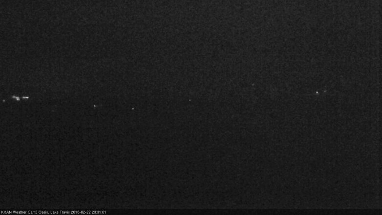 Lake Travis webcam, February 22, 2018 10:40 PM CT