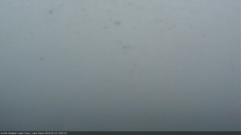 Lake Travis webcam, February 23, 2018 9:10 AM CT