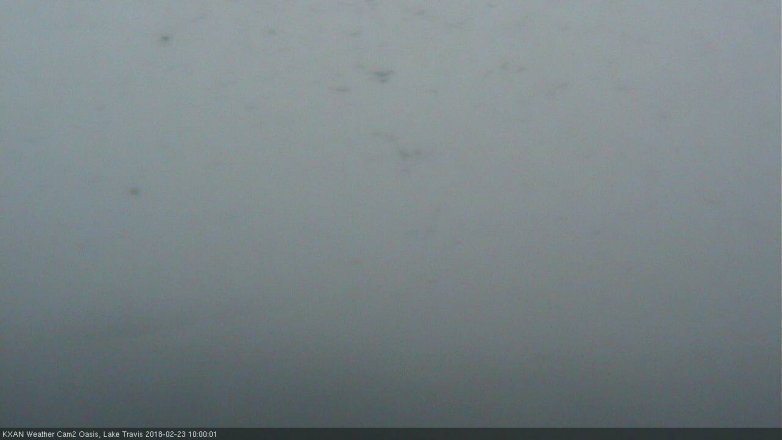 Lake Travis webcam, February 23, 2018 9:15 AM CT