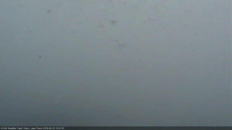 Lake Travis webcam, February 23, 2018 9:35 AM CT