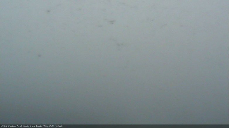 Lake Travis webcam, February 23, 2018 9:50 AM CT