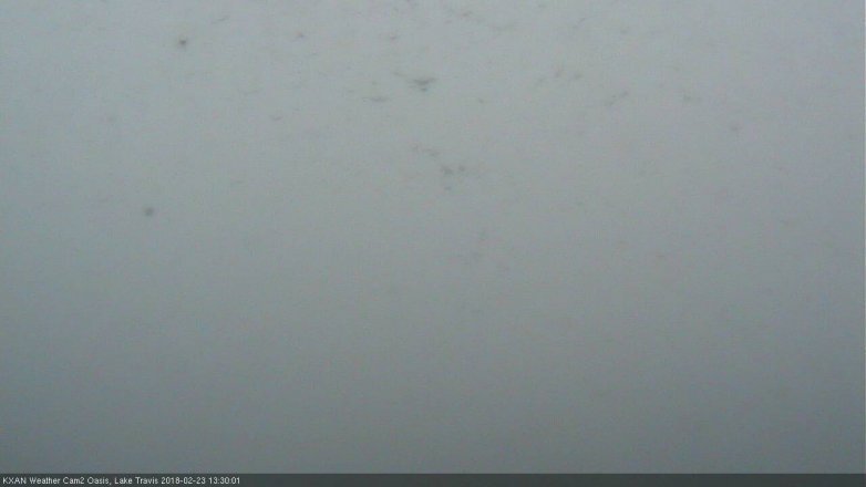 Lake Travis webcam, February 23, 2018 12:50 PM CT